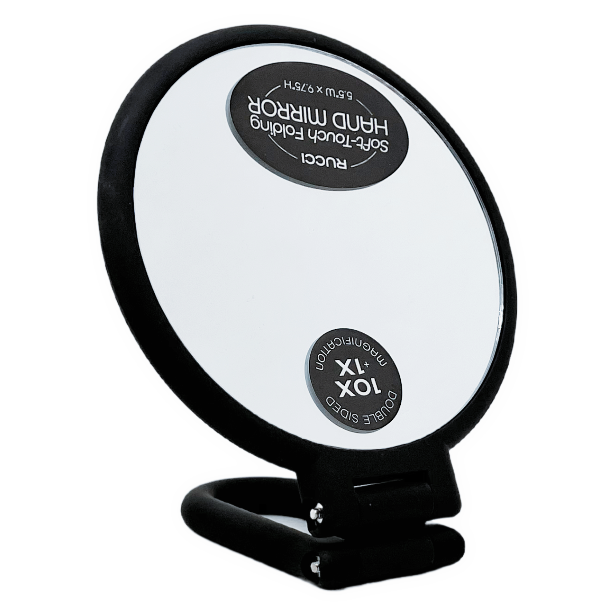 Rucci Professional - Wholesale Compact Mirror - 1X/10X Magnifying Foldable Vanity Mirror – Sleek & Durable0