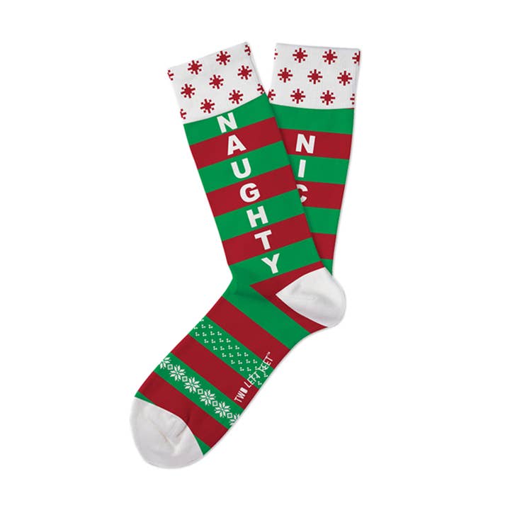 DM Merchandising - Wholesale Socks - Unisex - Two Left Feet Christmas Socks Open Stock