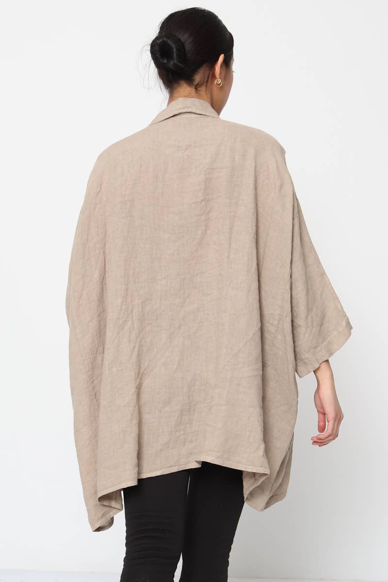 LÉA & LUC - Wholesale Button Down Shirt - Women's - 100% Linen Shirt REF. 2858103