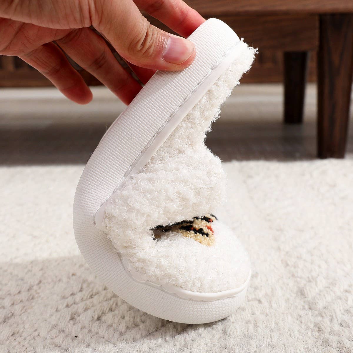 TYPE  CUTE CHERRY EMBROIDERED COTTON SLIPPERS_CWSHS0453 for wholesale on Faire1