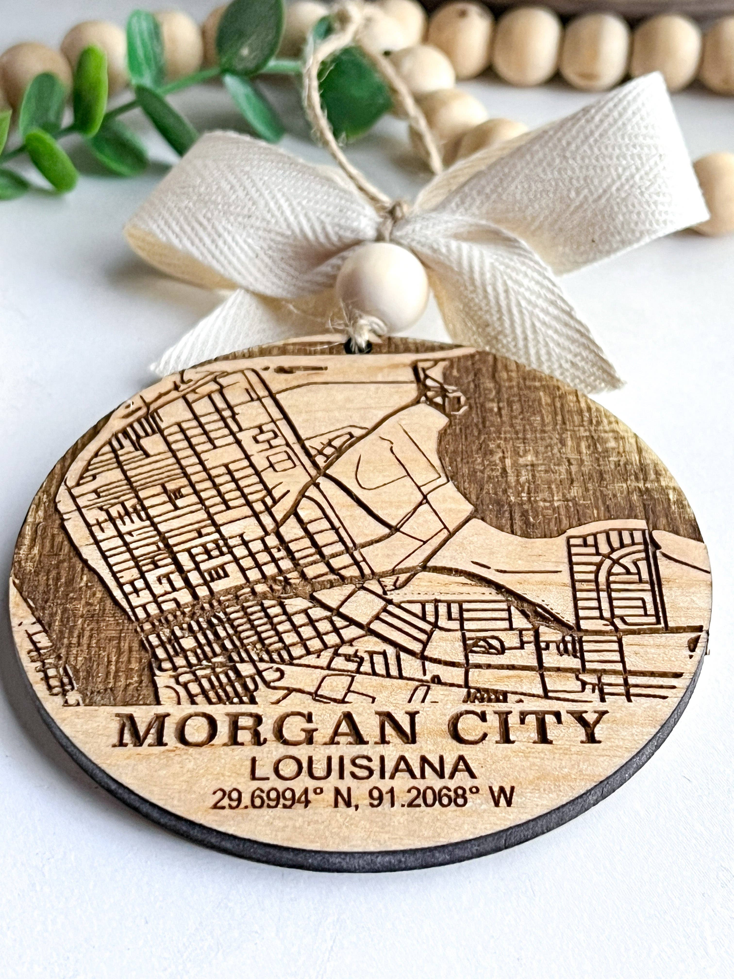 Geaux Magnolia – Großhandel Verzierung – Map Custom Ornament Weihnachtsschmuck5