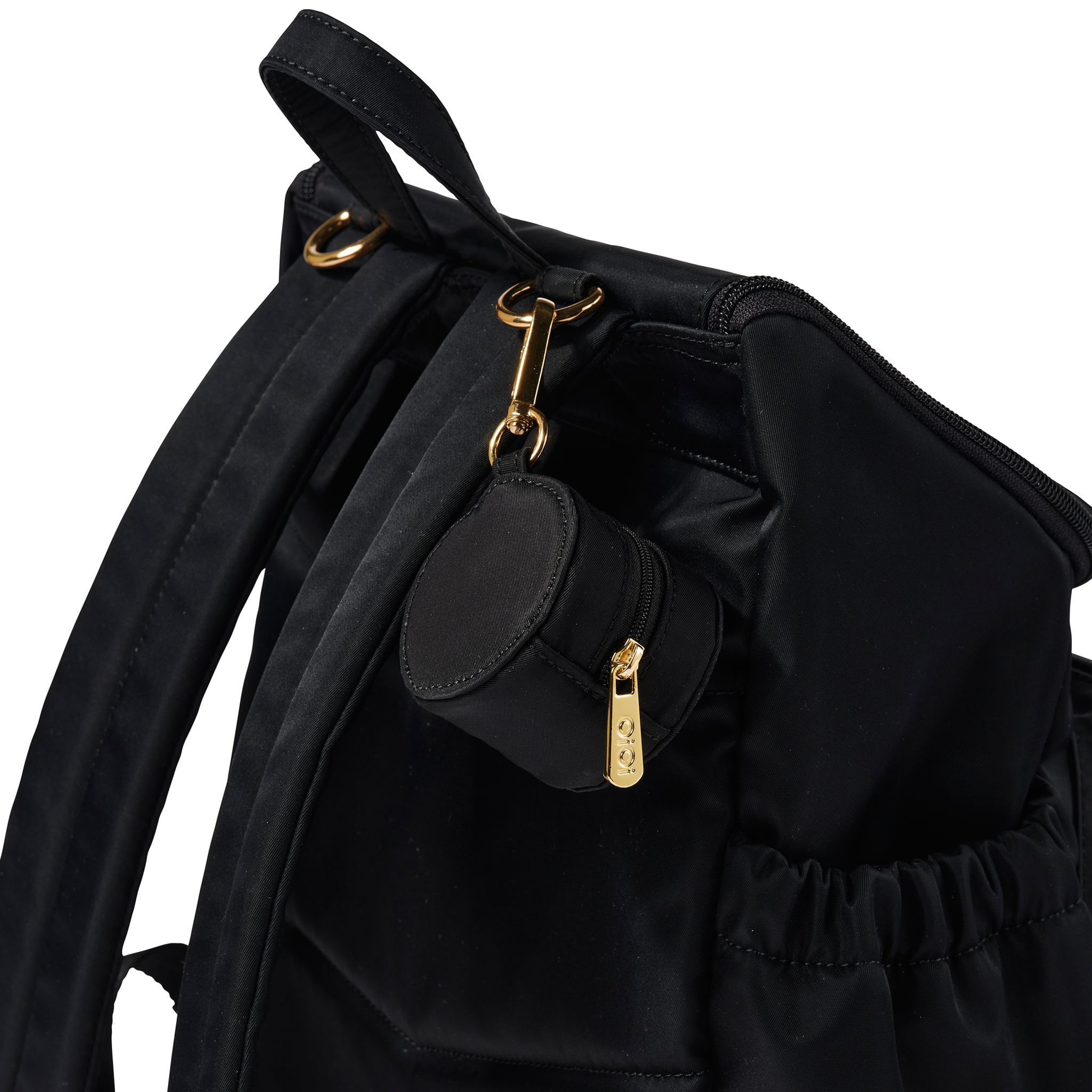 OiOi - Wholesale Pacifier Clip - Baby - Dummy Case - Black Nylon2