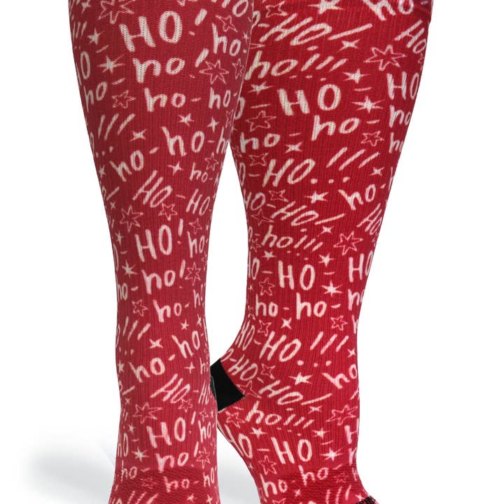 Crazy Compression - Wholesale Socks - Unisex - 360 Ho Ho Ho! OTC Compression Socks (Standard & Extra Wide)1