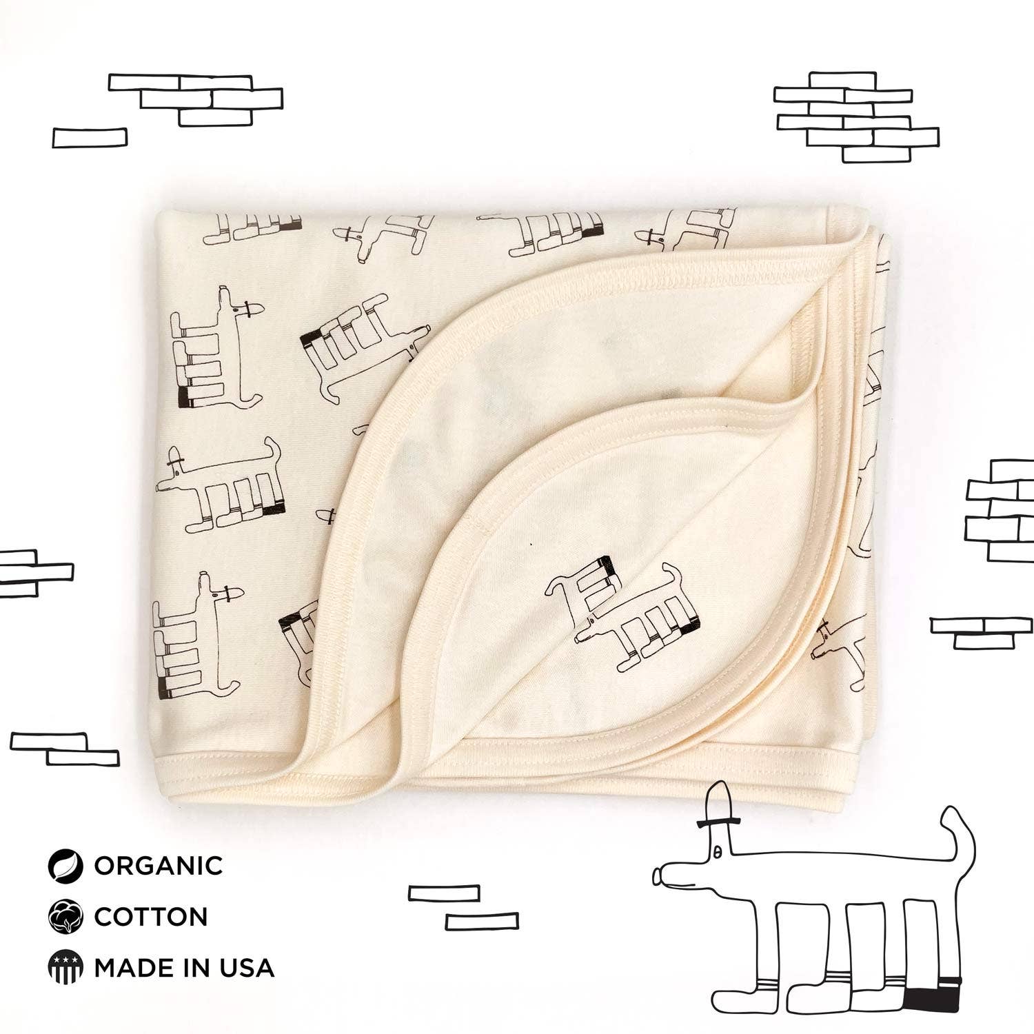 The MoMeMans - Wholesale Bedding Blanket - Kids & Baby - Organic Cotton Baby Blankets11