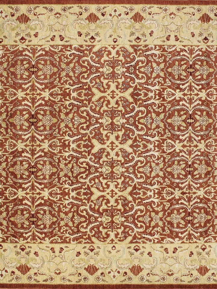 Zonovergoten Wesley Roest/Gold vloerkleed, 8'10" x 11'11" voor wholesale door Noori Rug