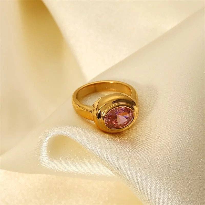 Folie à Trois - Wholesale Single Stone/Solitaire Ring - Vintage Style RING8