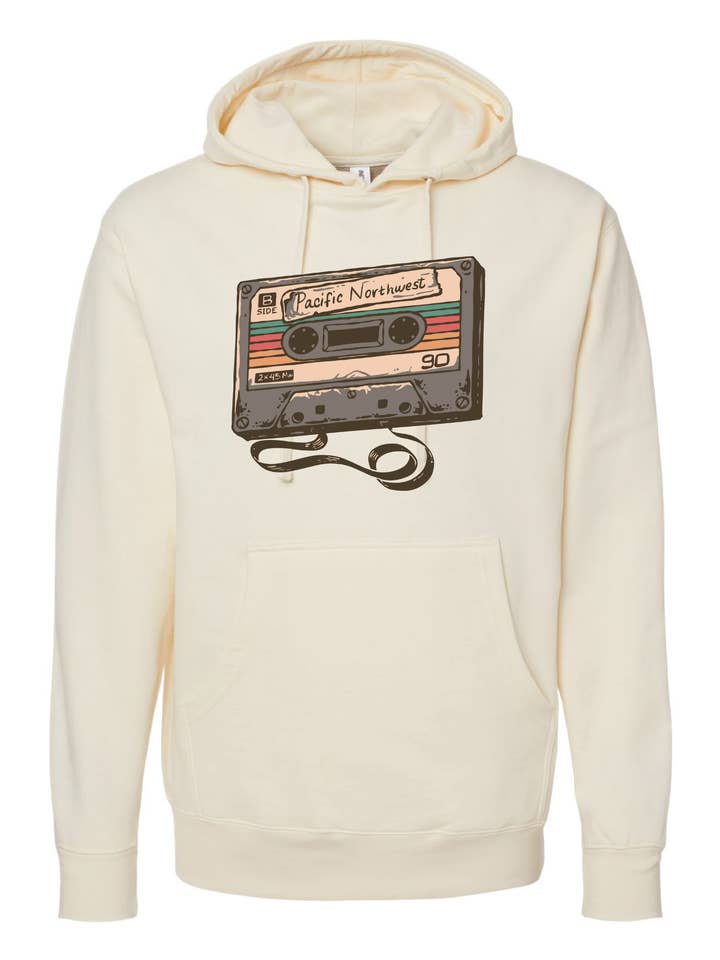Northwest Vibes Supply Co. - Wholesale Hoodie - Unisex - Rewind Hoodie Bone0