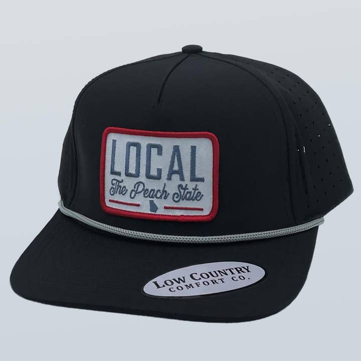 Patch local de Géorgie 5PERF Noir pour la vente par Riverbed Threads