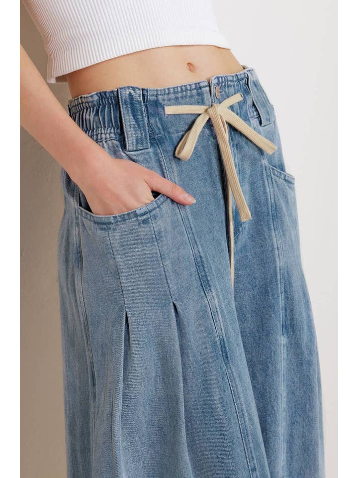 A washed denim pant - FP1679 for wholesale on Faire