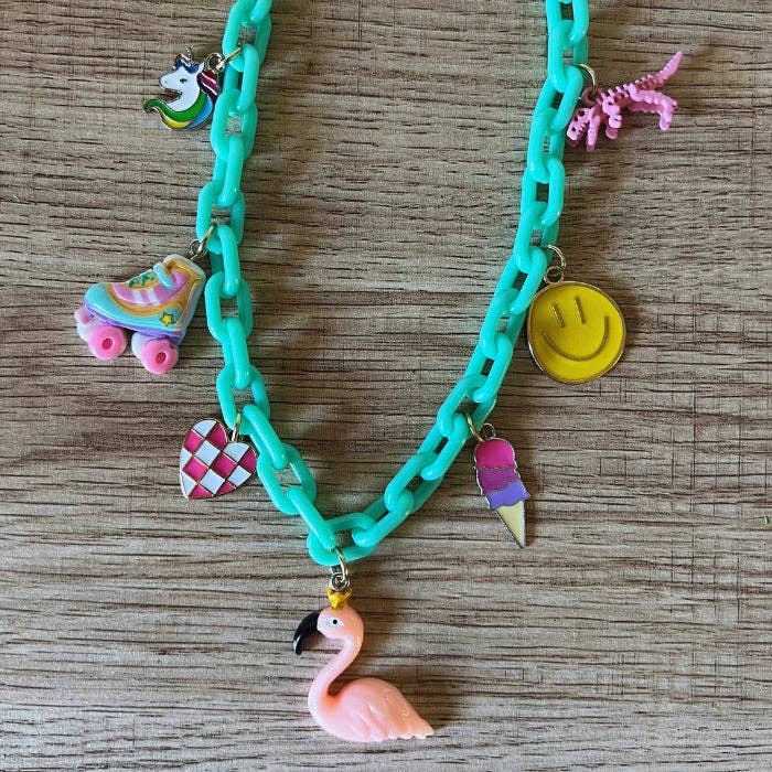 Wake and Make - Wholesale Kids Necklace - Kids - Summer Days Charm Necklace10