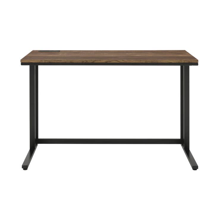 47" Brown and Black Writing Desk for wholesale by HomeRoots