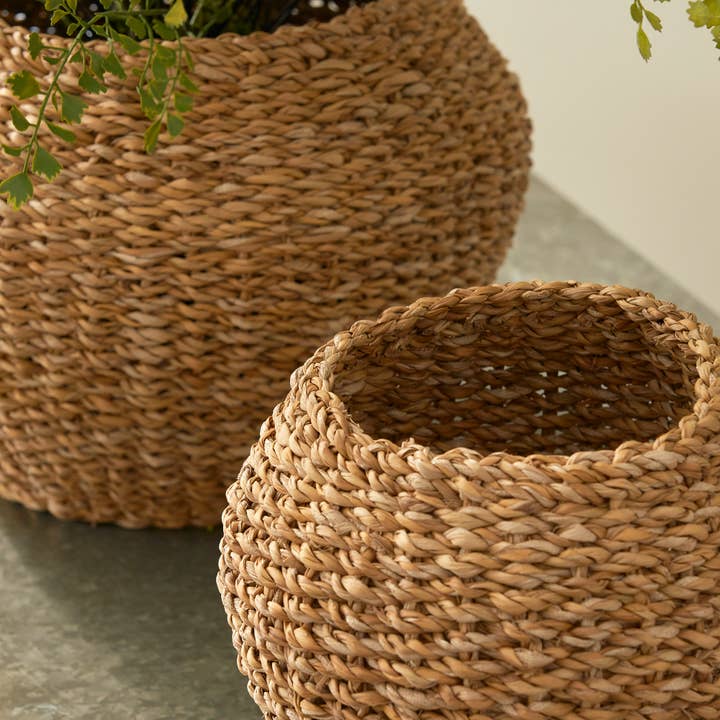 Napa Home & Garden - Wholesale Basket - Seagrass Plant Baskets, Set Of 22
