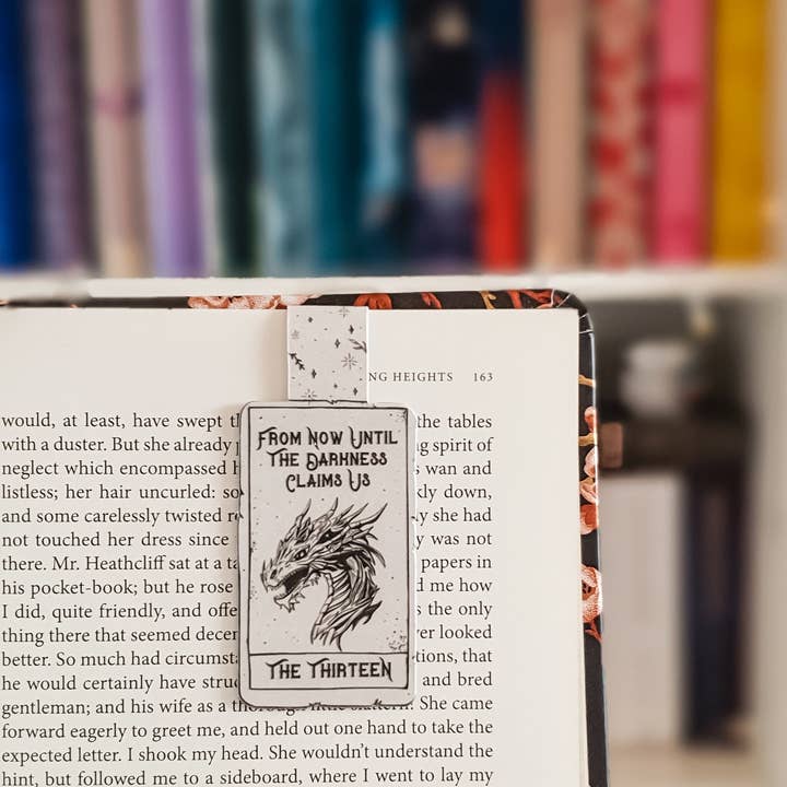 Throne of glass the thirteen magnetic bookmark for wholesale by Romantasy Designs