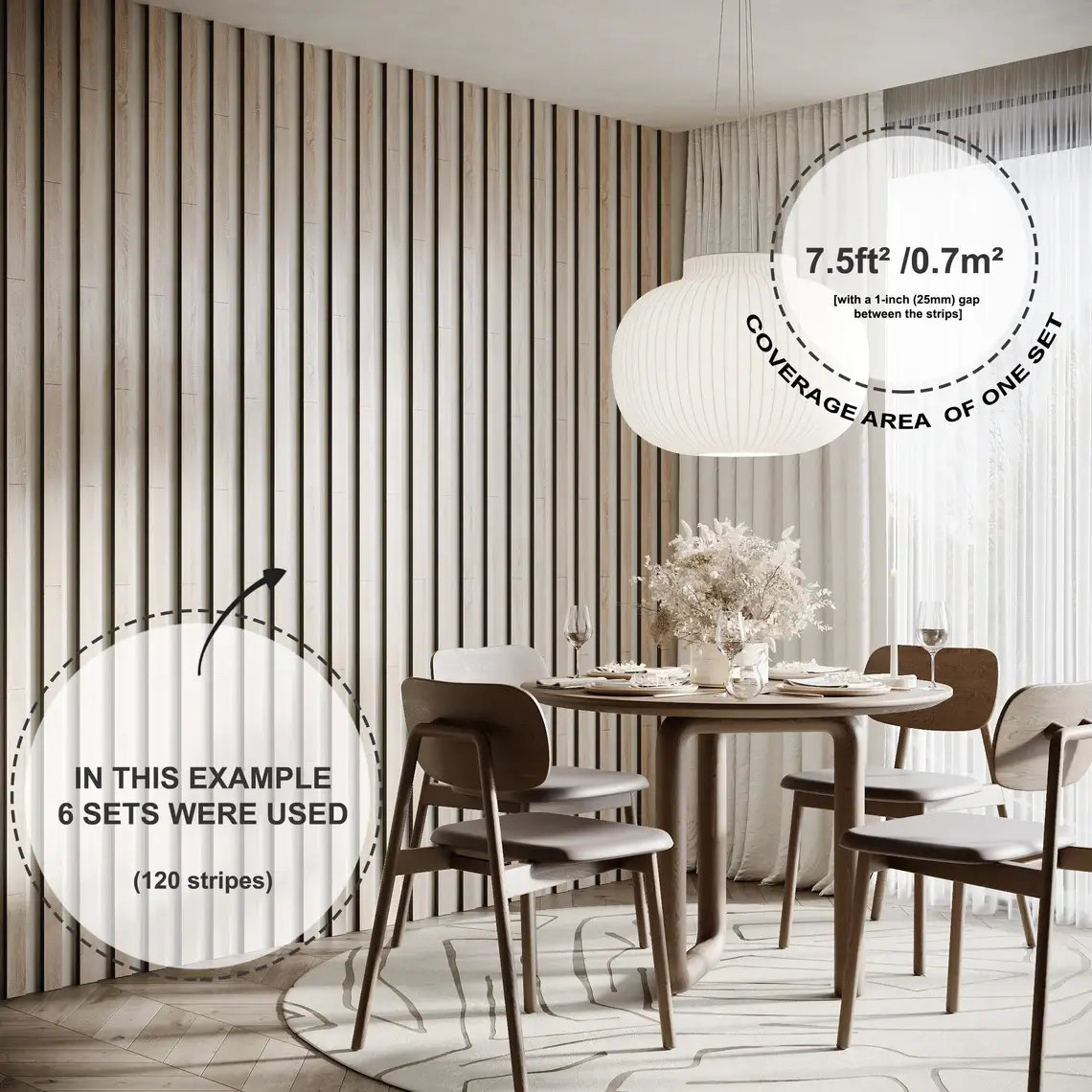 ATB-Sound sp. z o. o. - Wholesale Wall Accent - Lamela-5 Acoustic Slat Wood Panels 2" | Wooden Wall Decor3