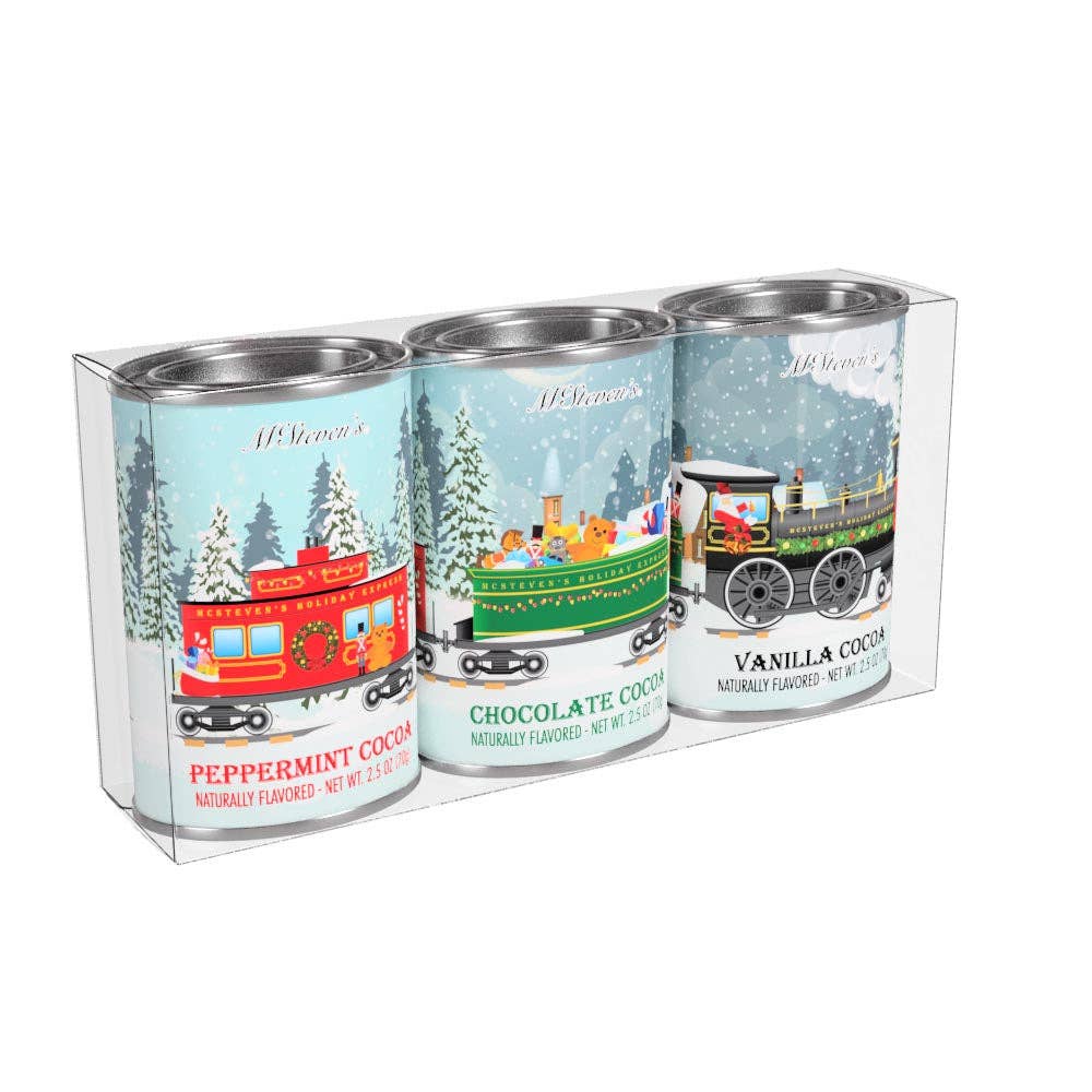 McSteven's - Wholesale Hot Cocoa Mix/Kit - Holiday Express Winter Cocoa Gift Set (2.5oz Tins)2