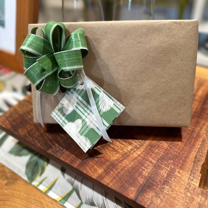 Handmade Aloha Kauai - Vendita all'ingrosso Etichetta regalo - Etichette regalo fatte a mano Hawaiian Palaka & Shell6