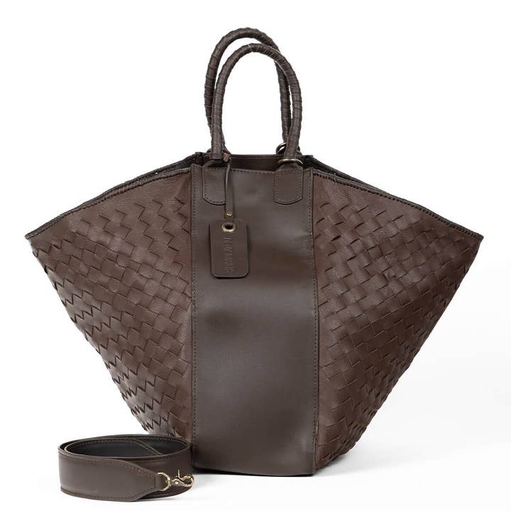 Deux Mains: Haiti Fair Trade - Wholesale Tote Bag - Women's - All Day Leather Tote8