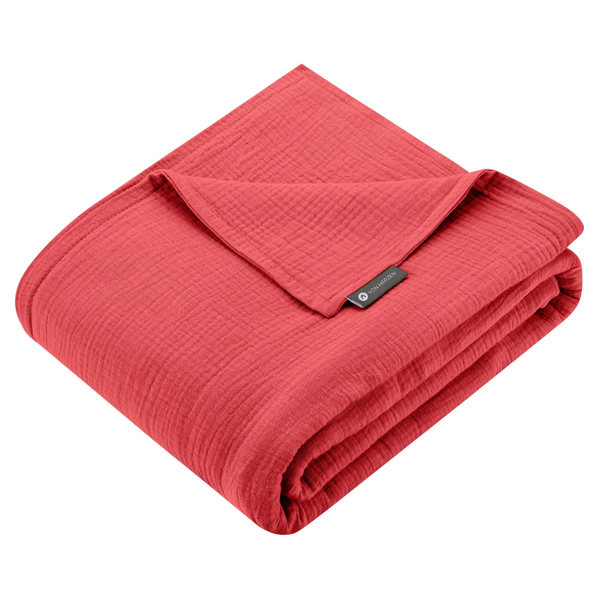 von Herzen – Engroshandel Tæppe – Muslin plaid i tern6