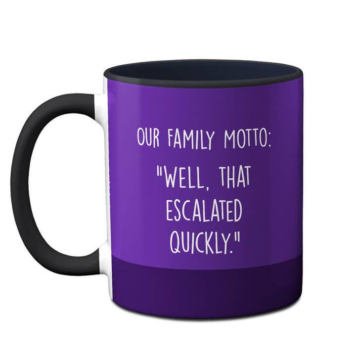 Pithitude - Wholesale Coffee Mug - Raccoon Family Motto Coffee Mug