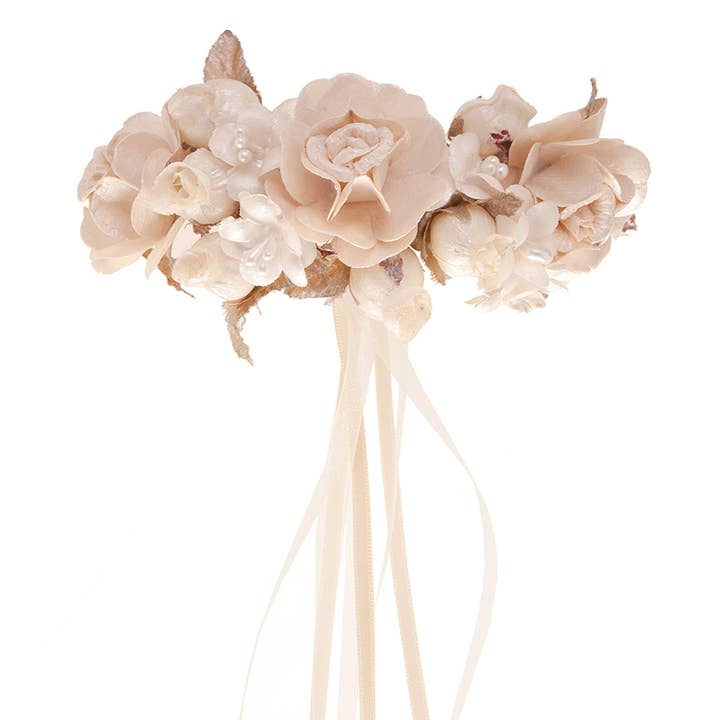 Bea Elfenbein Haarreif für Mädchen für den Großhandel von Flormoda