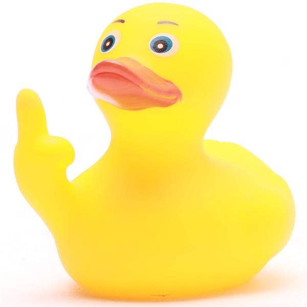 Duckshop - Wholesale Bath Toy - Baby - Duck You Rubber Duck - Middle Finger Rubber Duck