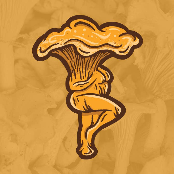 Issa Designs - Wholesale Sticker - Madame Chanterelle Sticker0