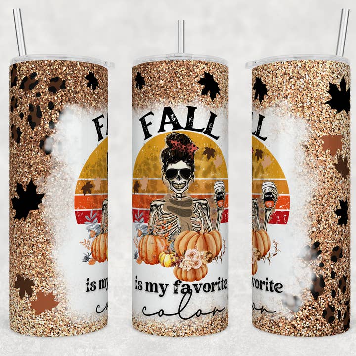 L'autunno è il mio colore preferito Tumbler per la vendita all'ingrosso da parte di Beautiful Creations by Laney