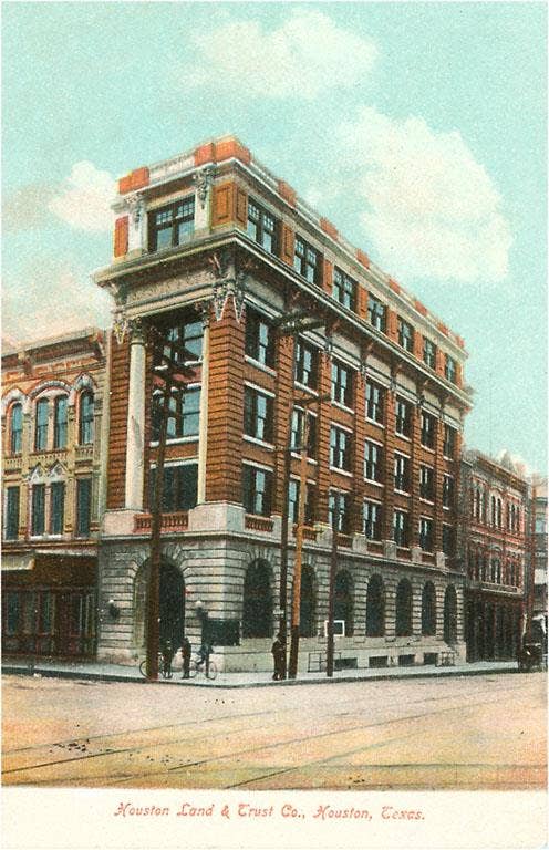 Found Image Press - Wholesale Sticker - Sticker TX-271 Land and Trust Company, Houston, Texas0