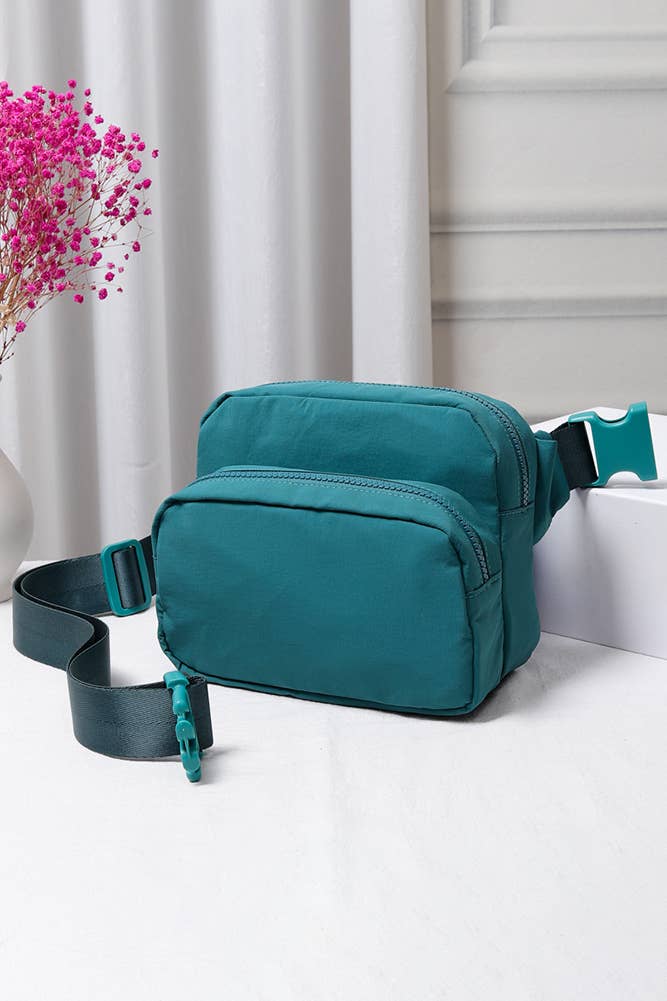 Hana – wholesale Midjeväska - Dam – Solid Dubbel dragkedja Fanny Pack5