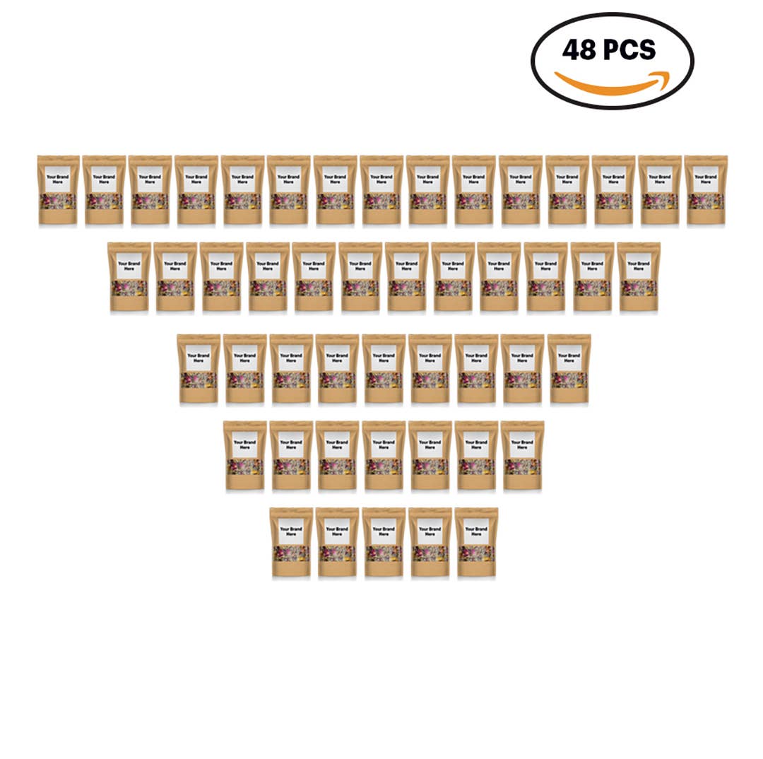 Nature's Lab - Natural Sisters - Vente Thés santé/détox - Mélange de 12 herbes bio pour yoni - Sachet de 28 g - Étiquette privée1