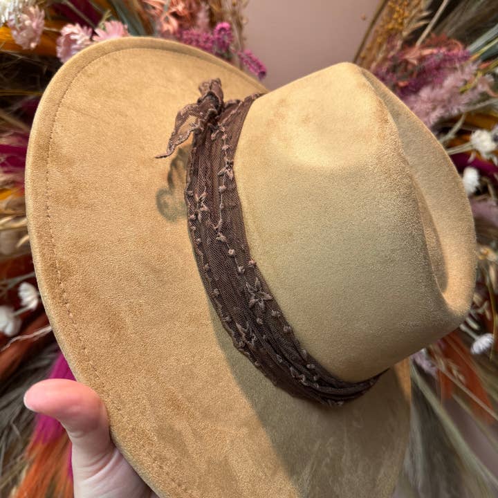 Wildflowers and Barley - Wholesale Hat Accessory - Women's - Stretch Lace Hat Band