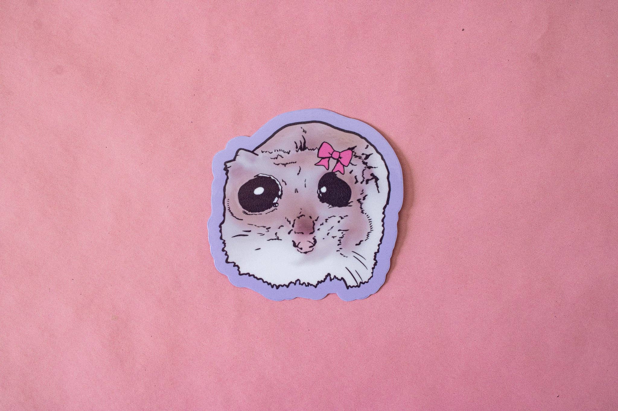 Doctor Scribble - Wholesale Sticker - Rat With Bow Meme Vinyl Sticker4