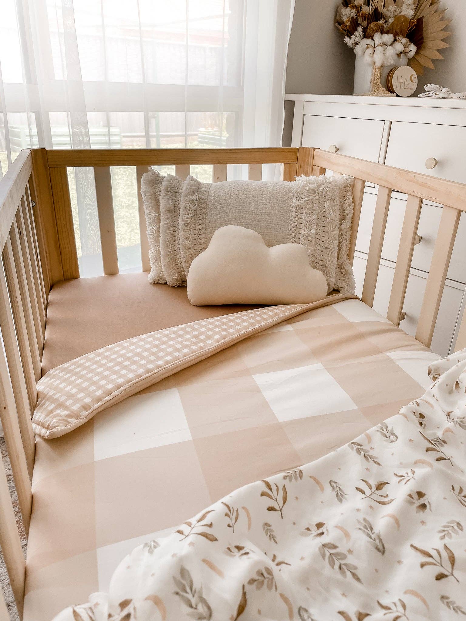 SNUGGLY JACKS - Vendita all'ingrosso Trapunta - Bambini e neonati - Trapunta grande a quadretti sabbia1