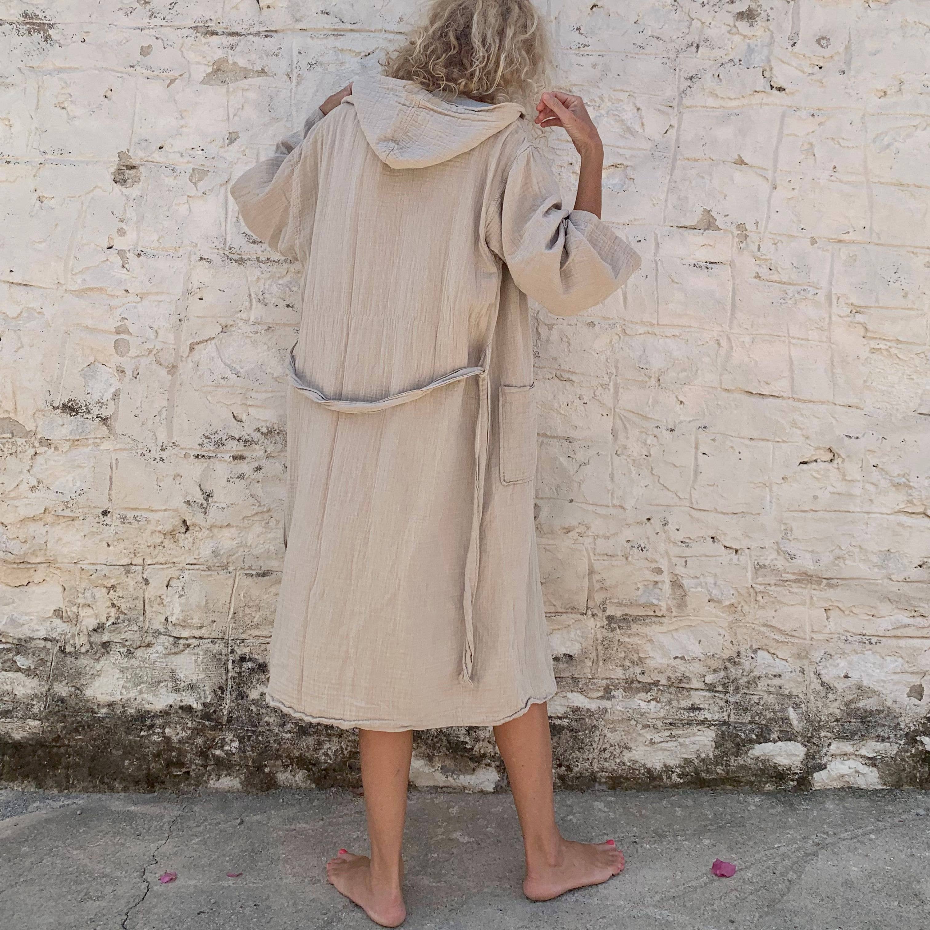 loom.ist – Robe - Mulher por atacado – Robe com Capuz de Musselina12