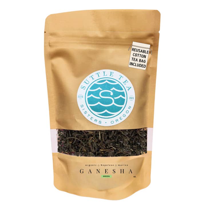 Ganesha - Green (retail bag) for wholesale by Suttle Tea