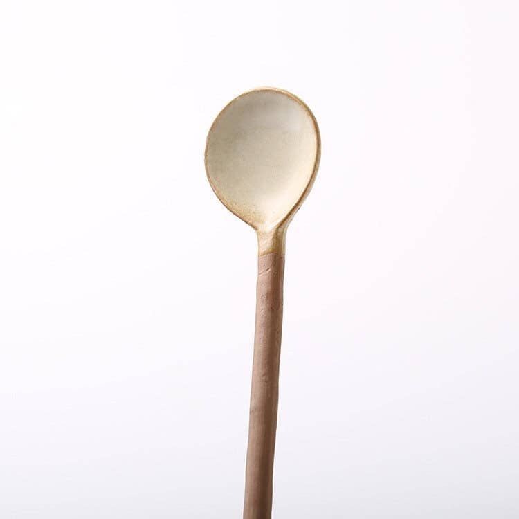 Gohobi （We cover U.S. import duties） - Wholesale Table spoon (cutlery) - Gohobi Handmade Ceramic Tea Spoon7