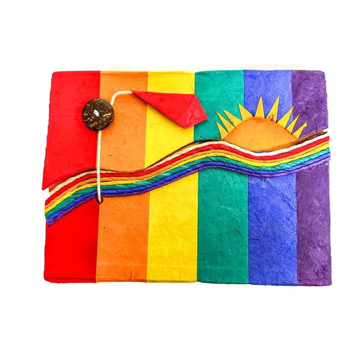 Sunrise Rainbow Small Journal (ST-JB-RB-6) for wholesale by Shop Therapy