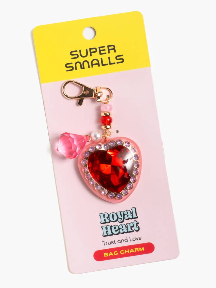 Royal Heart Bag Charm for wholesale by Super Smalls