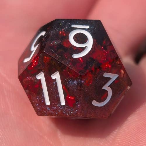 EBONWOOD - Wholesale Dice - Vein & Valor - 2pc Duality Dice for Daggerheart6