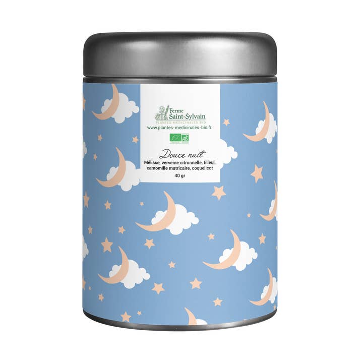 Douce nuit 40g - Økologisk blandet urtete for engroshandel hos La Ferme Saint-Sylvain