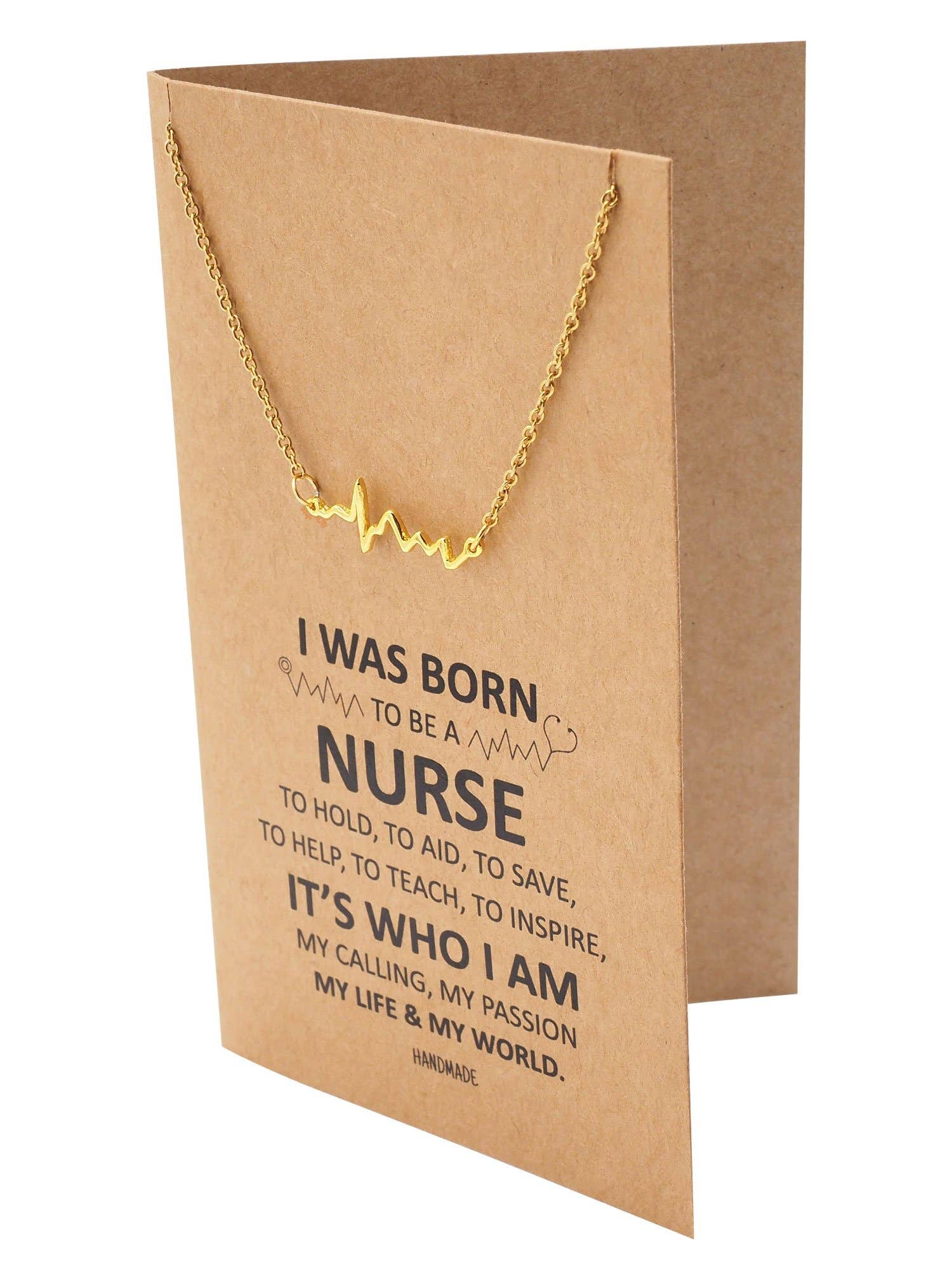 Quan Jewelry - Wholesale Pendant/Charm Necklace - Macaria Electrocardiogram Heartbeat Necklace, Nurse Gifts12