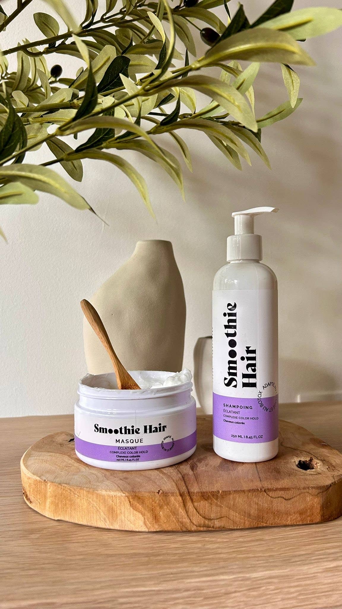 Smoothie Hair – wholesale Shampoo & conditioner set – Shampoo & Hair mask - honey & caviar extract