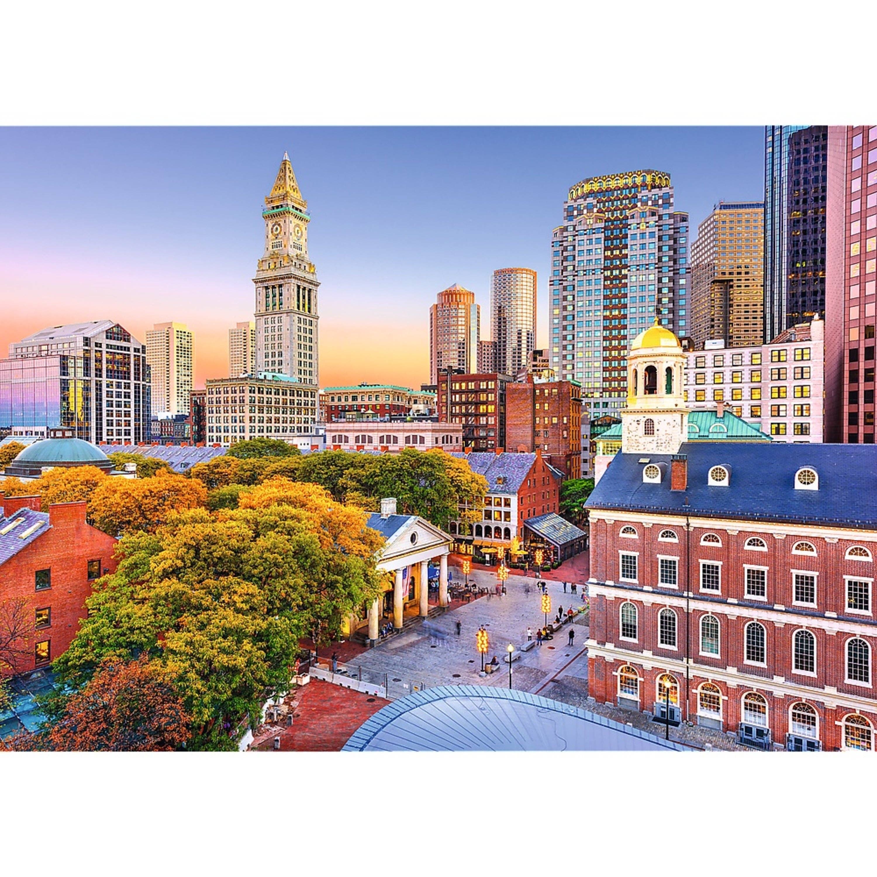 Trefl USA - Wholesale Puzzle - Adult - Trefl Red 500 Piece Puzzle - Cities - Boston Nathaniel Hall2