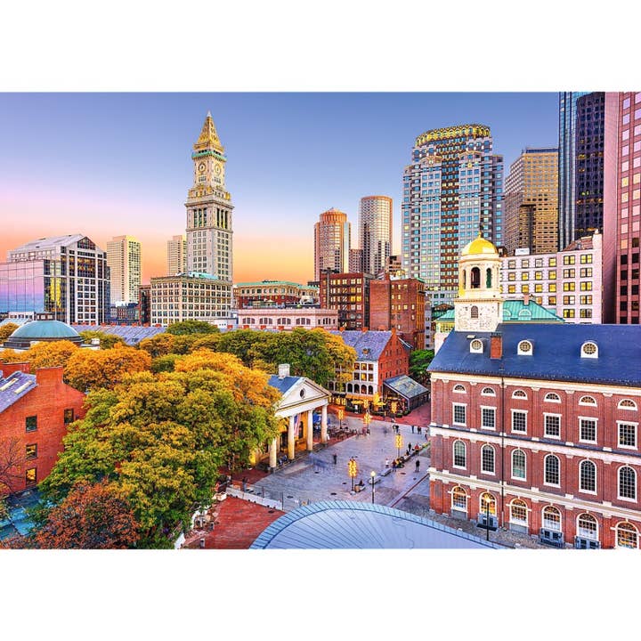 Trefl USA - Wholesale Puzzle - Adult - Trefl Red 500 Piece Puzzle - Cities - Boston Nathaniel Hall2