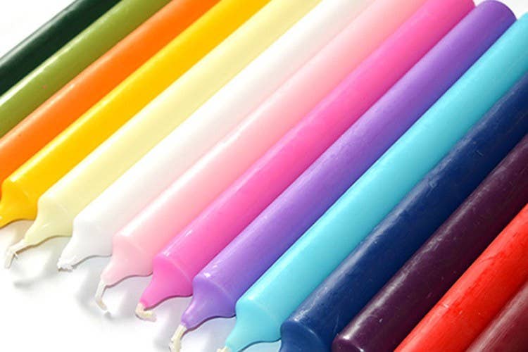 AWGifts Europe – Vela/castiçal cónico por atacado – Velas de Jantar em Lote - Bordeaux0