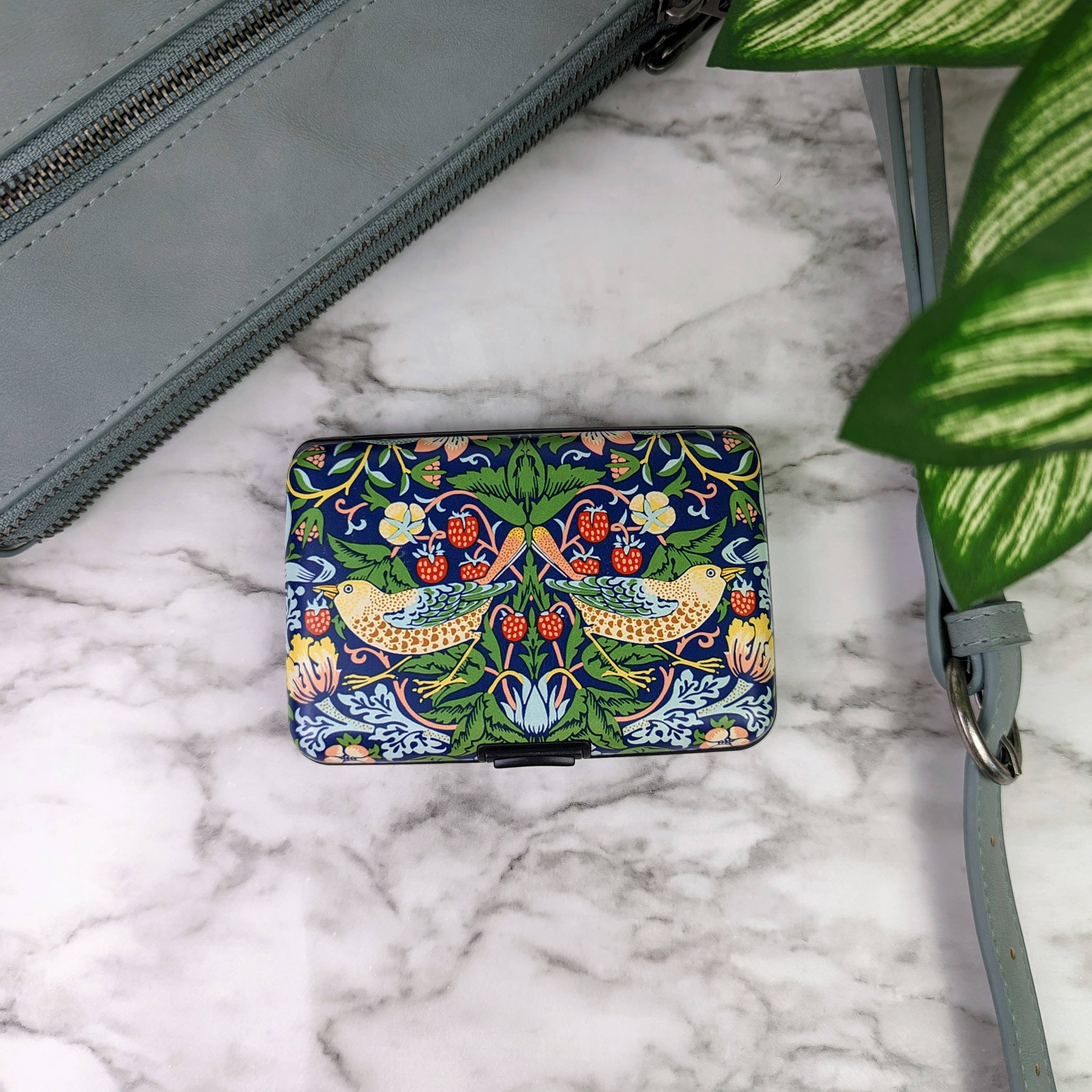 Monarque – Großhandel Brieftasche – Damen – Morris Strawberry Thief - Gepanzerte Geldbörse1