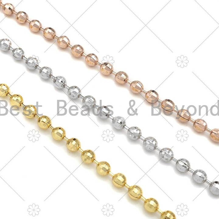 Shinny chaîne de perles à facettes solides en or 18 carats et argent 4mm par Yard, chaîne de perles à facettes, chaîne en gros, sku #LD68 et autres tendances Résultats pour boule a facette en vente B2B. Retours gratuits et paiement à 60 jours sur Faire sur Faire.