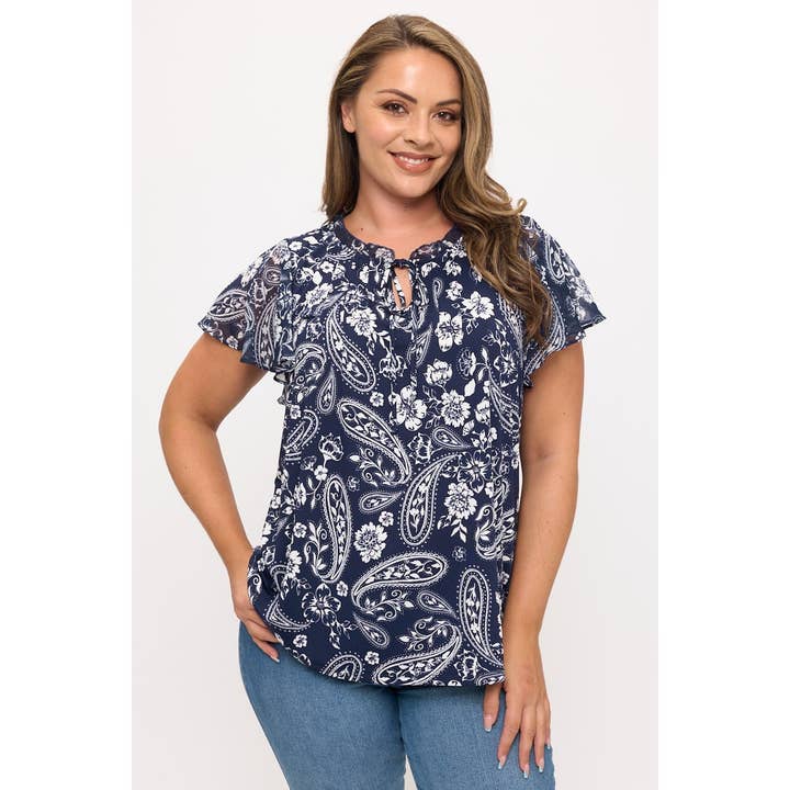 PLUS PAISLEY MIX MEDIA BONDE för wholesale av Perseption