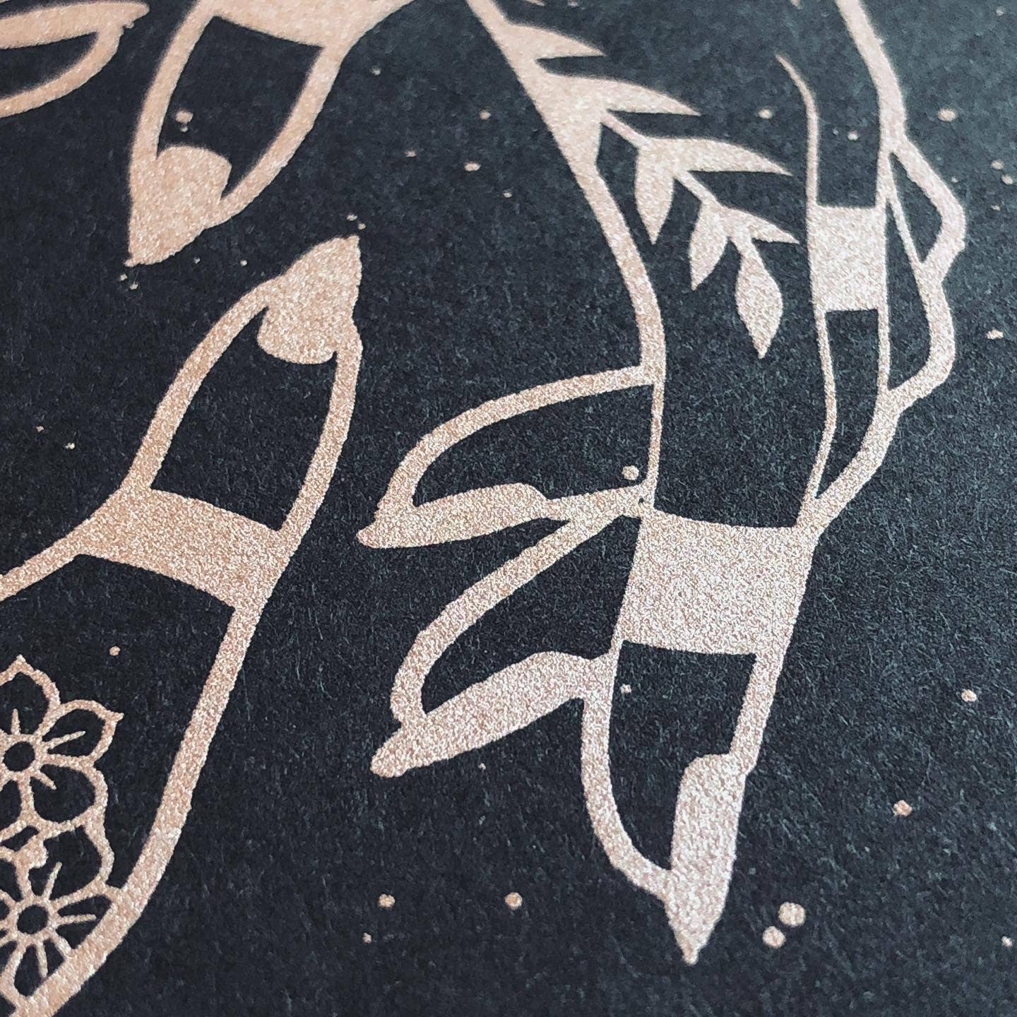 The Fabled Creative Co. - Wholesale Art Print - Magic Hands - Handmade Mini Art Print1