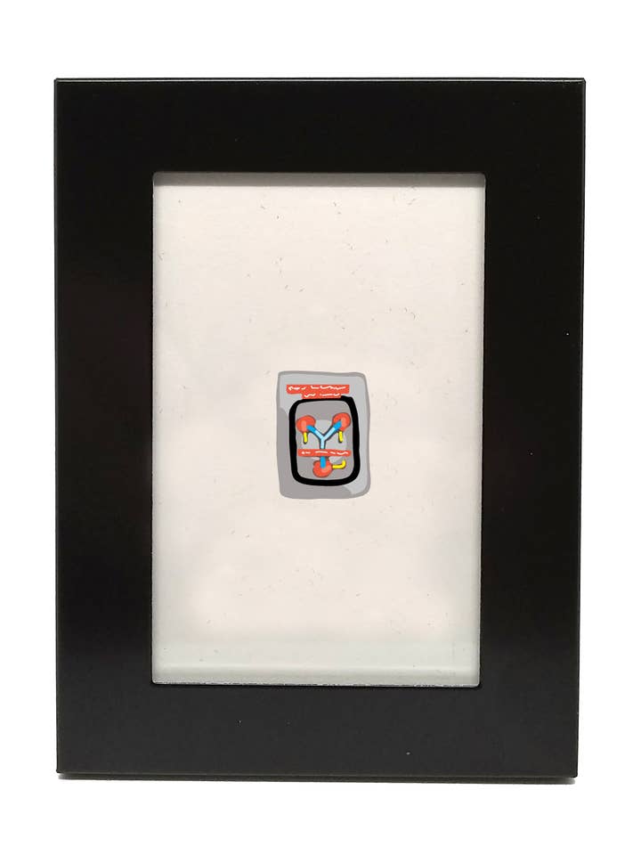 Tiny Framed Thing - Back to the Future Flux Capacitor for wholesale by Ain't So Bad Goods LLC